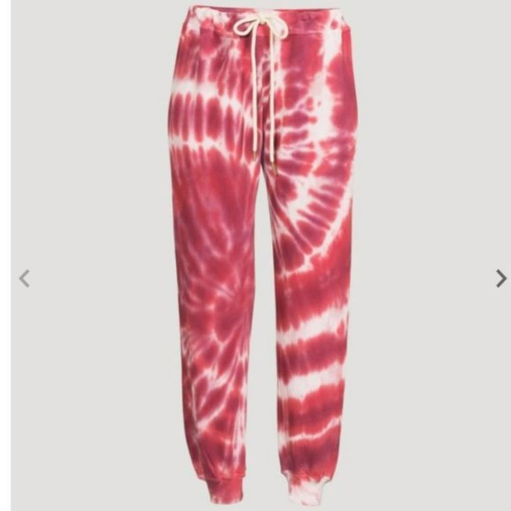 NWT THE?GREAT The?Cropped?Sweatpants In Tie Dye Print